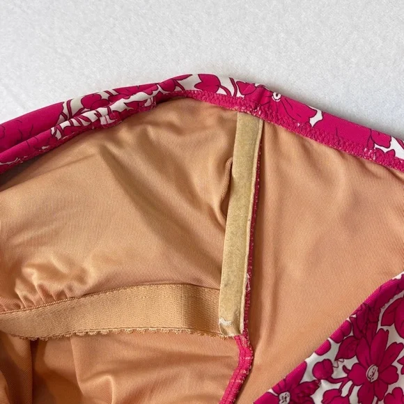 J. Crew Ruched Floral‎ Blushing Meadow One-piece Swimsuit Size 6 - Picture 5 of 8